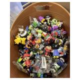 Large plastic container full toys:  Bonkers,  p