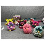 Ten Furby dolls