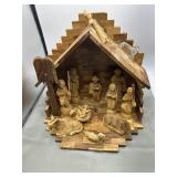 Wooden Nativity Set.