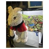 Ninja Turtle pillow and big stuffed Bunny