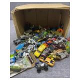 Box Hotwheels, wooden chess men, wooden Nativity