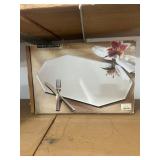 4- piece Beveled Mirror Placemats in original box