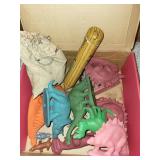 Box of dinosaur toys - Sinclair advertising