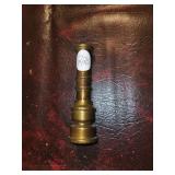 Brass hose nozzle - marked 10/08/1877 and