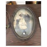 Approx.  22' tall oval picture