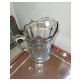 Glass pitcher