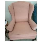 Matching set Wing backside chairs - with carved