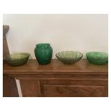 Serving bowls and jar