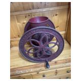 Enterprise Coffee Mill with crank wheel and