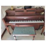 Lowery  piano and stool