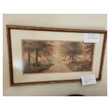 Artwork autumn by Paul Sawyer, watercolor print by