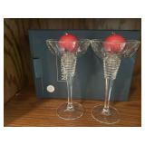 Pair of Waterford by Marquis, Gemini 8 inch ball