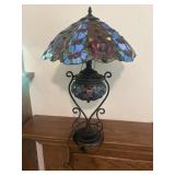 Electrified Tiffany style rose pattern, art g