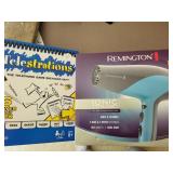 Telestrations sketch game/ hair dryer