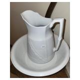 Ironstone Alfred Meakin Ironstone Bowl .& Pitcher