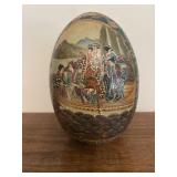 Chinese Satsuma, geisha girl egg - 9' tall