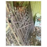 Cast iron fence pieces