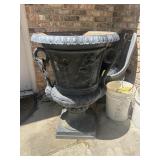 Large Cast iron Urn - little over 3ï¿½ tall