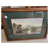 Framed American River Scenery - View on the