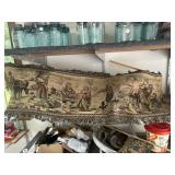 Approximately 56 x 18 tapestry of the Middle East