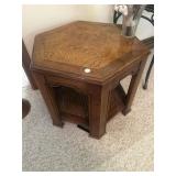 Octagon end table