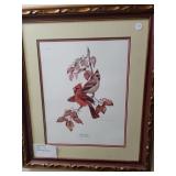 Wall art cardinal Kentucky artist Don Whitlatch