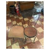 Two Ice cream chairs