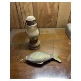 Floppy tail fish and mini lantern