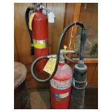 Two Fire extinguishers