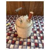 Crock jug with corn cob