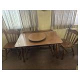 St. Johnï¿½s Wooden Dinette Set - Double Drop Leaf