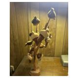 Wooden Bird display