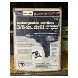 Craftsman 38 inch rechargeable cordless drill in