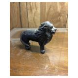 Cast iron lion bank