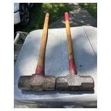 Two sledge Hammers