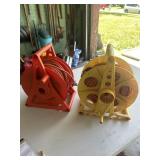 Two Extension Cords on Reels - one has been