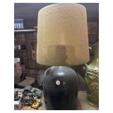 Brown jug lamp jug is about 14'