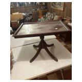 Square glass inlay table - 20' tall