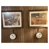 Pictures pheasant, quail, - 17x20