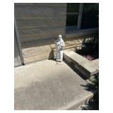 Concrete Saint Garden Statue