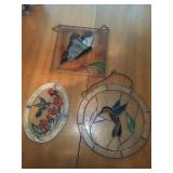 Stained glass art hangings