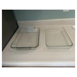 Pyrex and Anchor hocking glass baking dishes