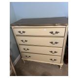 Four drawer French provincial chest