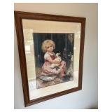 Picture girl with a duck