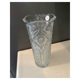 Large crystal vase