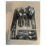 Silverware and plastic holder