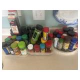 Lots of spices & Tupperware cake pan