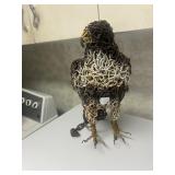 Bird made from wire fence