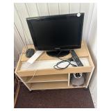 Samsung 19 inch flatscreen TV with remote stand