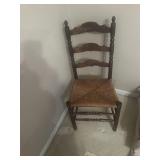 Cain bottom ladder back chair
